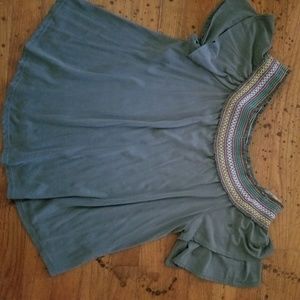 Francesca's off shoulder shirt